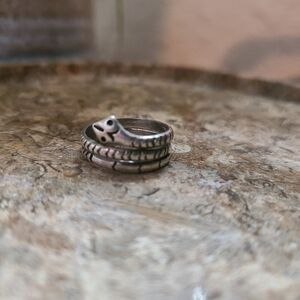 Sterling Silver 925 Mexico Mexican Taxco ? Snake Ring Navajo